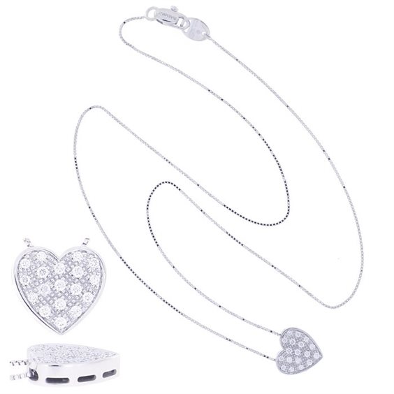 Collana Salvini Donna I Segni in Oro bianco Diamante 0.17 Ct 20115064 - 20115064